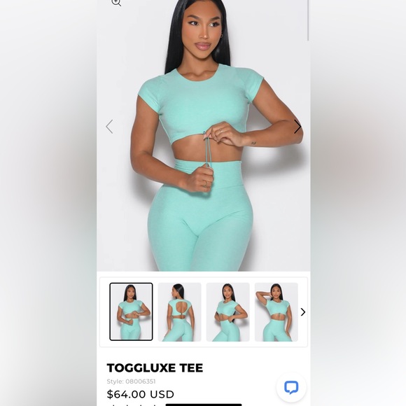 Bombshell Toggluxe Tee - color Oasis - Picture 5 of 5